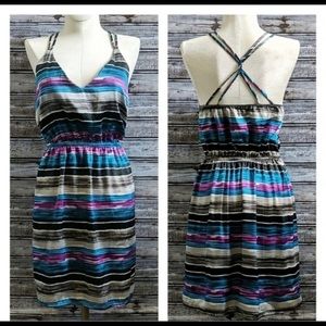Rumors | Multicolored Spacedye Strappy Dress | M